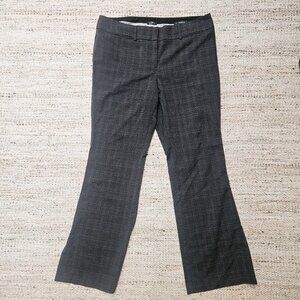 LOFT Plaid Julie Trousers 14